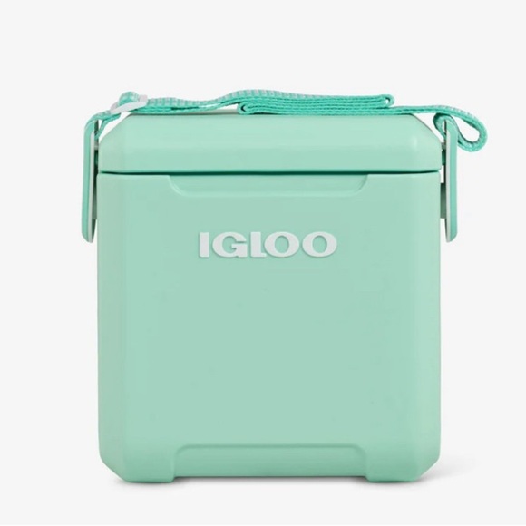 Igloo Tag Along 11 Qt Insulated Crossbody Strap SeaFoam Green NWT - Picture 1 of 9